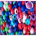 whole sale cheap 14mm chunky acrylic round shape big hole beads colorful for jewelry making garments